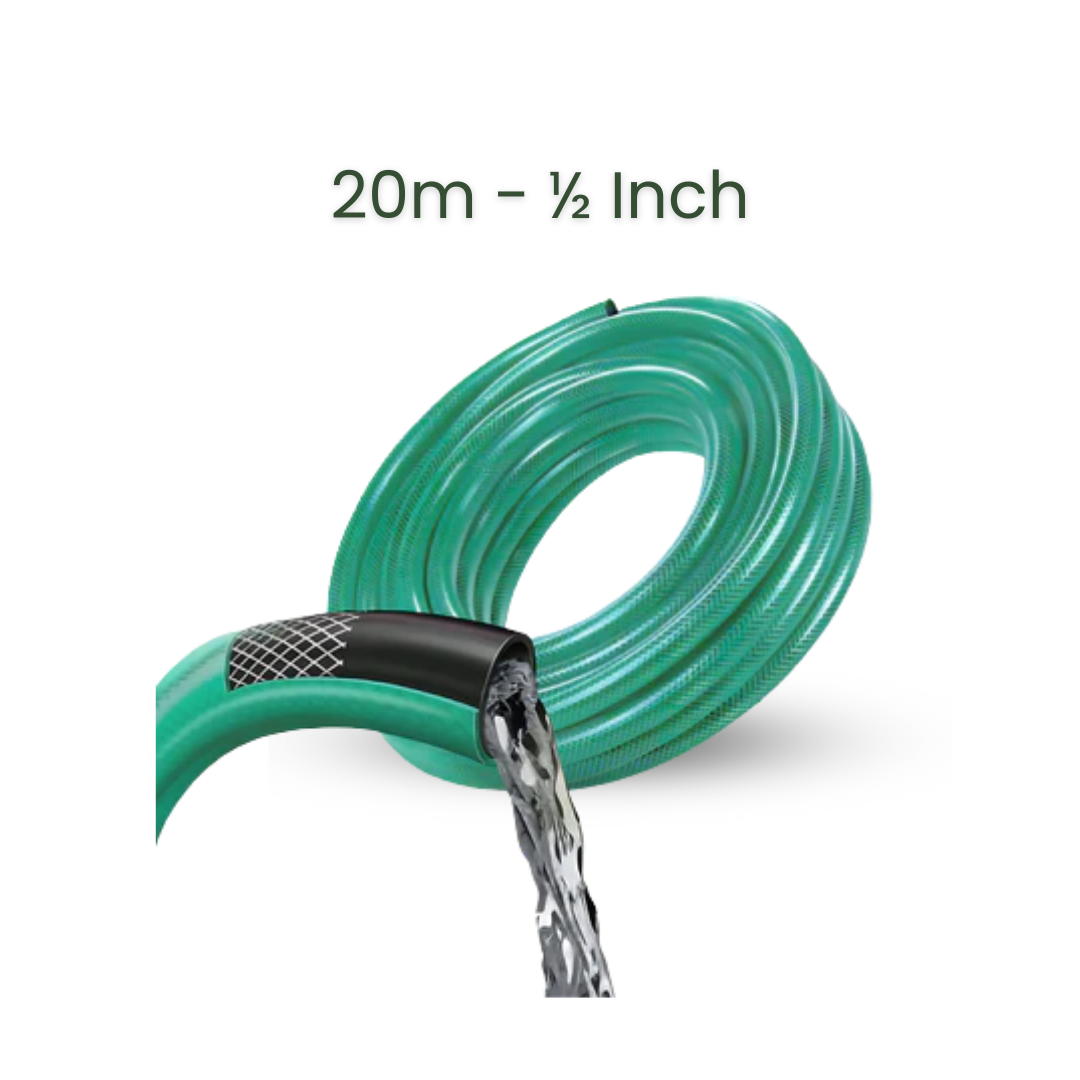 1/2 Inch Heavy-Duty PVC Hose 20m