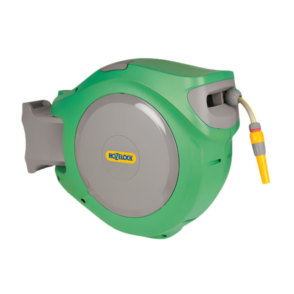 Automatic Retractable Hose Reel with 40M Hose - Hozelock UK Auto Reel Heavy Duty