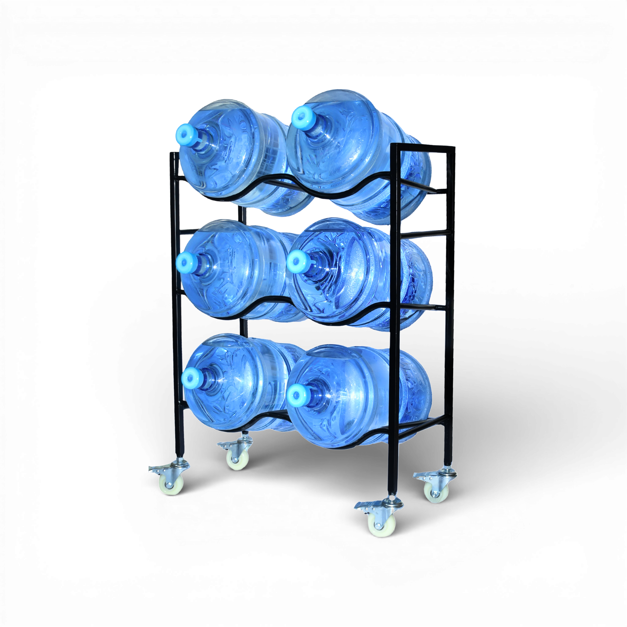 WaterRack Premium | Dual 3-Tier with Wheels & Brakes