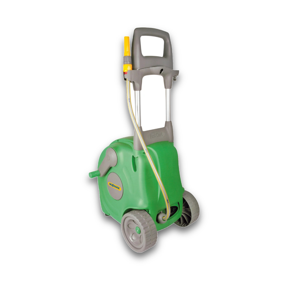 Fast Hose Reel Cart with 40M Hose - Hozelock UK Fast Cart Heavy Duty
