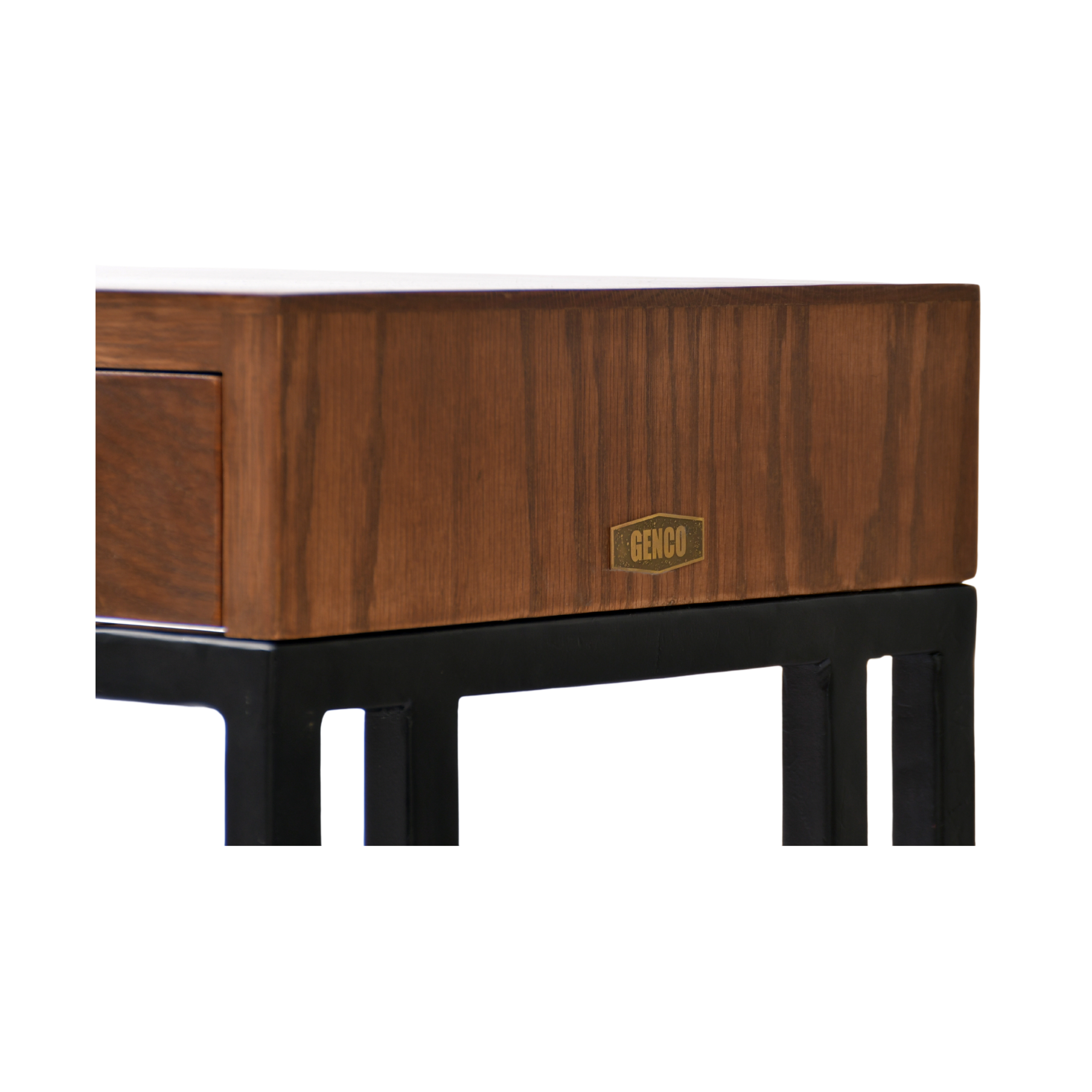 OakSteel Mini Drawer C-Table