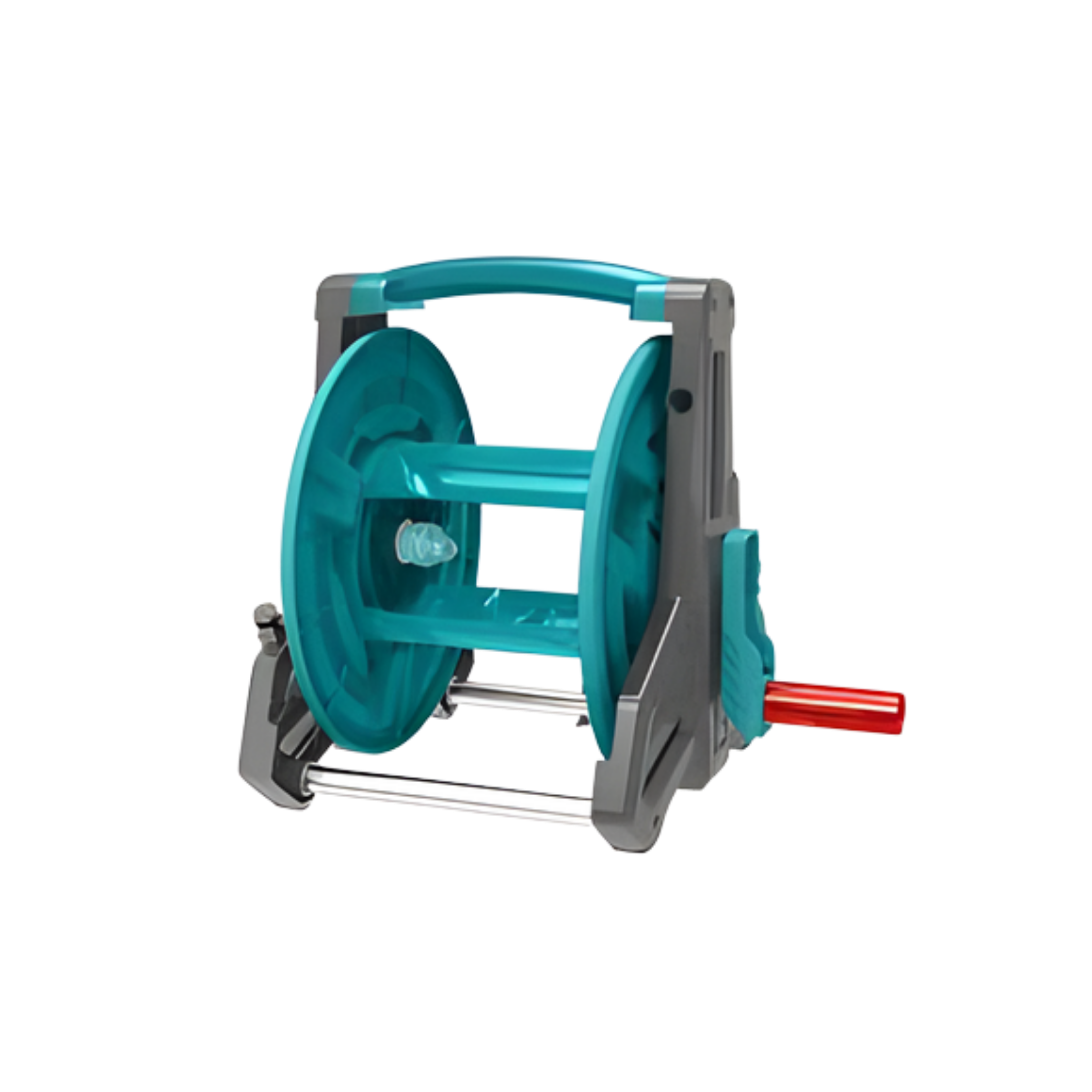 20m Wall-Mount Hose Reel with 9-Mode Sprayer - 1/2 Inch