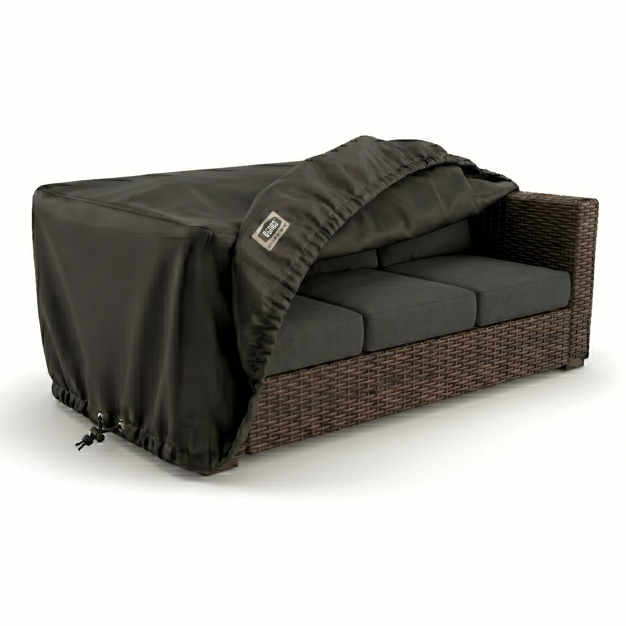 Outdoor Couch 3 Seater Heavy-Duty Waterproof Cover (100L X 225W X 70H)