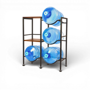 WaterRack Premium | Dual 3-Tier with 2 Natual Wood Shelves