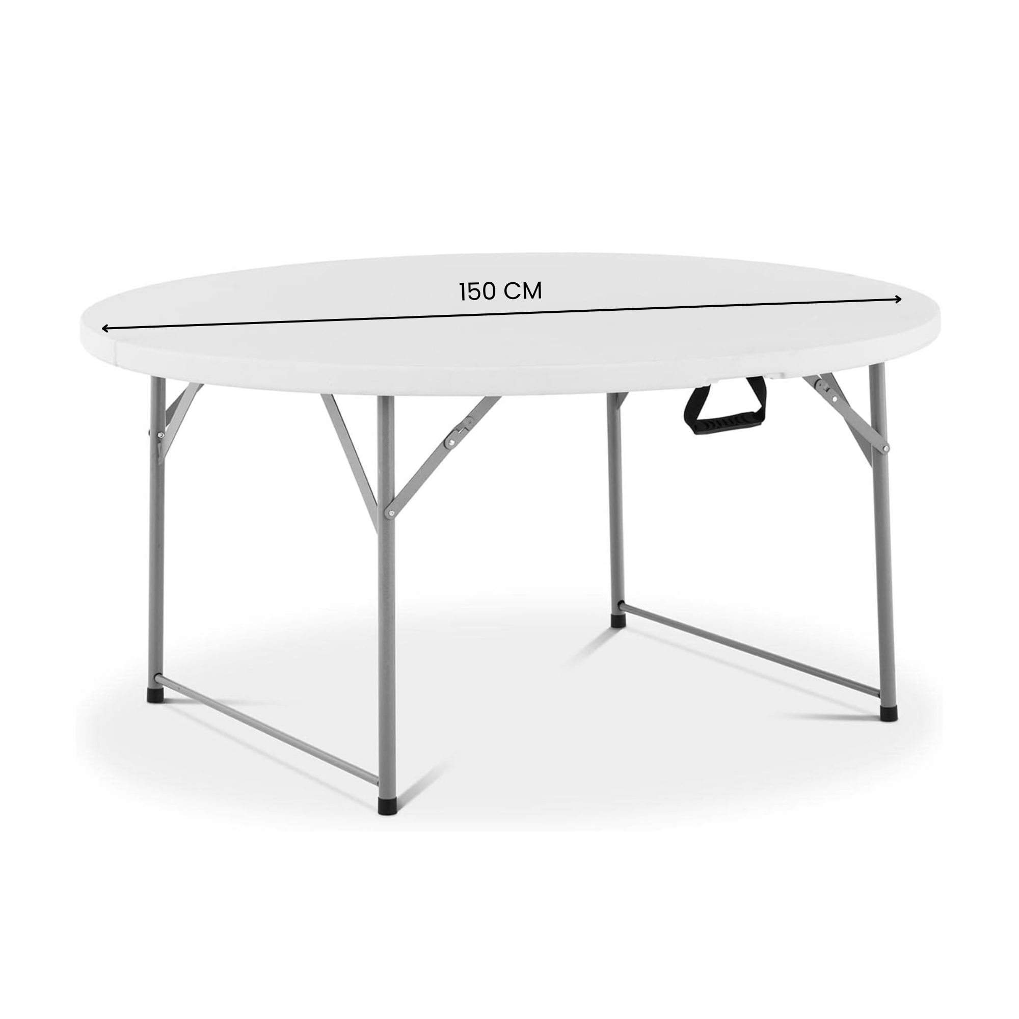 150cm Round Heavy-Duty Portable Folding Table