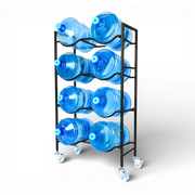 WaterRack Premium | Dual 4-Tier with Wheels & Brakes