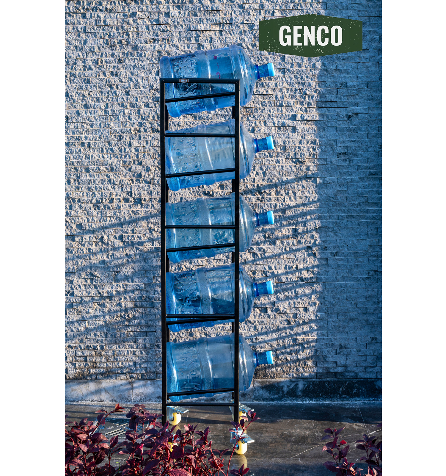 WaterRack Premium | 5-Tier with Wheels & Brakes