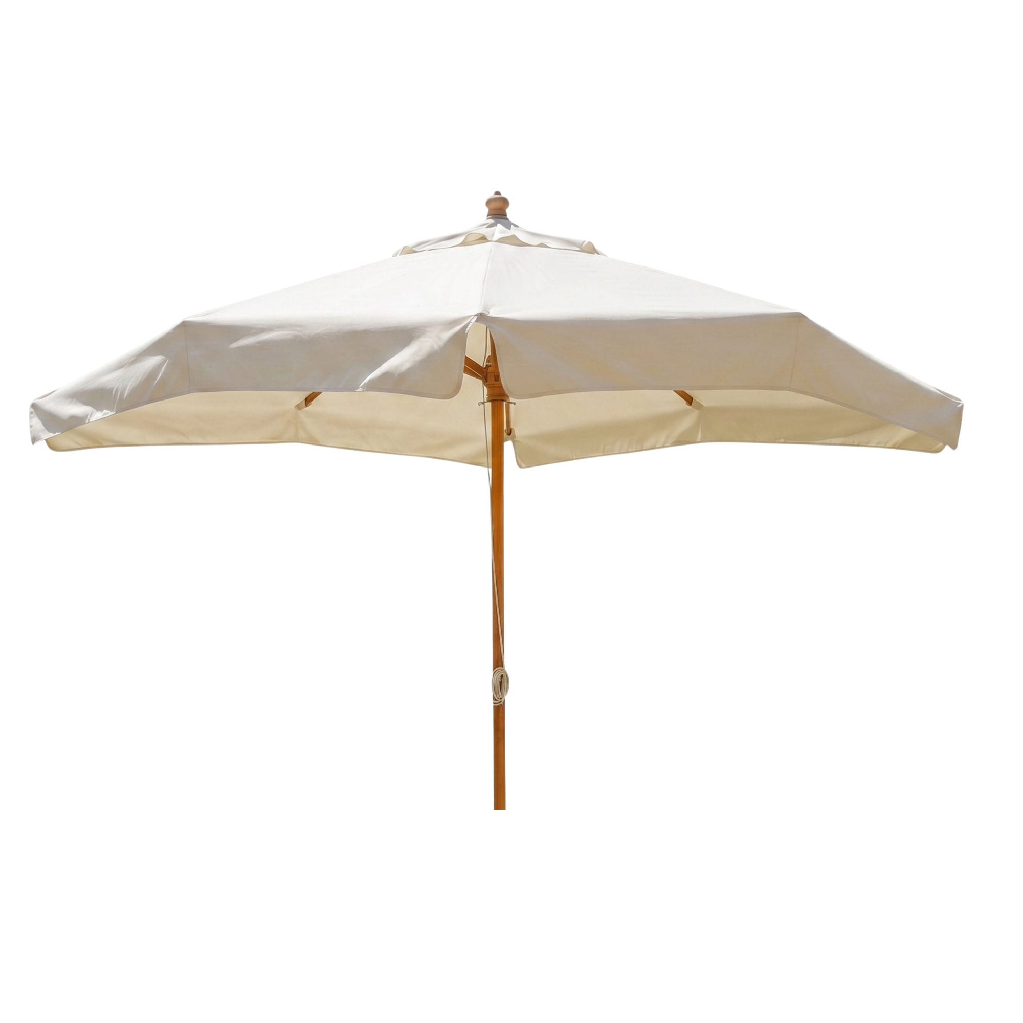 4m Beechwood XL Umbrella – Easy-Pull Rope Mechanism | Without Base