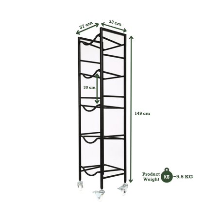 5-Tier WaterRack™ Premium with Wheels & Brakes