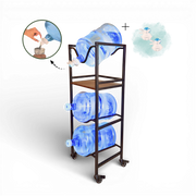 WaterRack EasyFlow | 3-Tier with Wheels & Brakes + 2x Water Jug Valve
