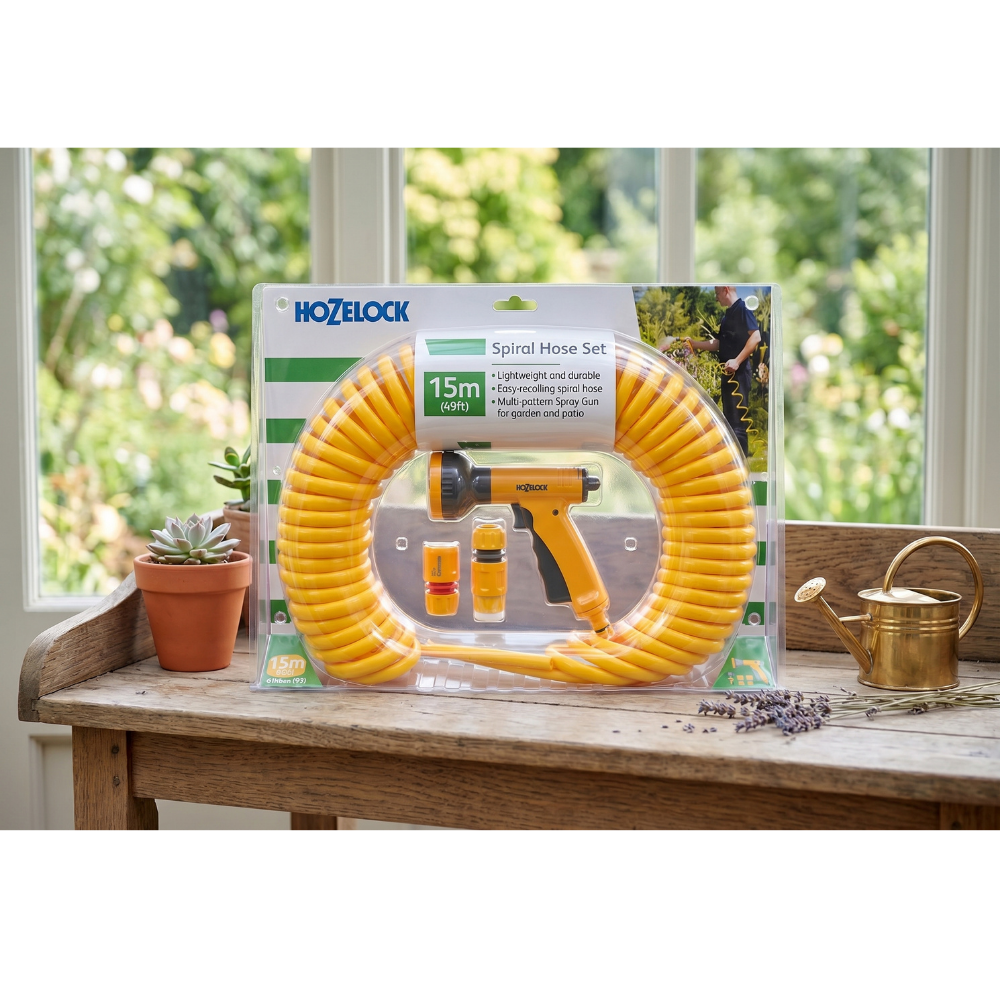 Hose Set with 20M Hose & Sprayer - Hozelock UK Heavy Duty