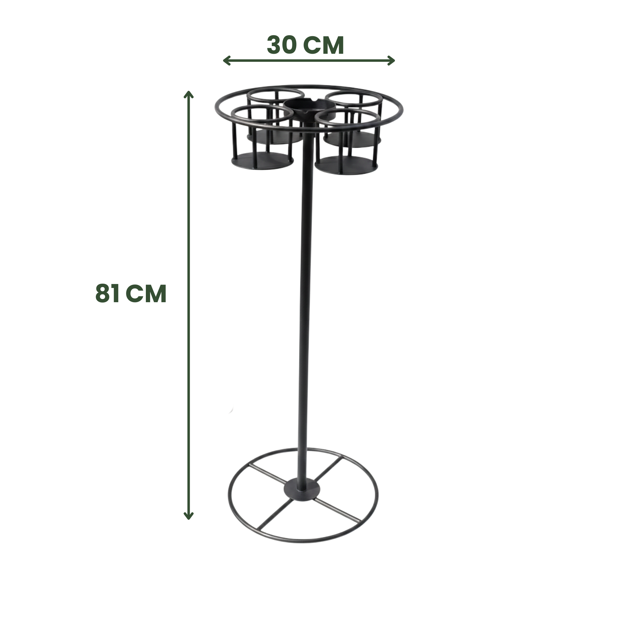 Bottle Holder & Multi-Tray Lounge Companion