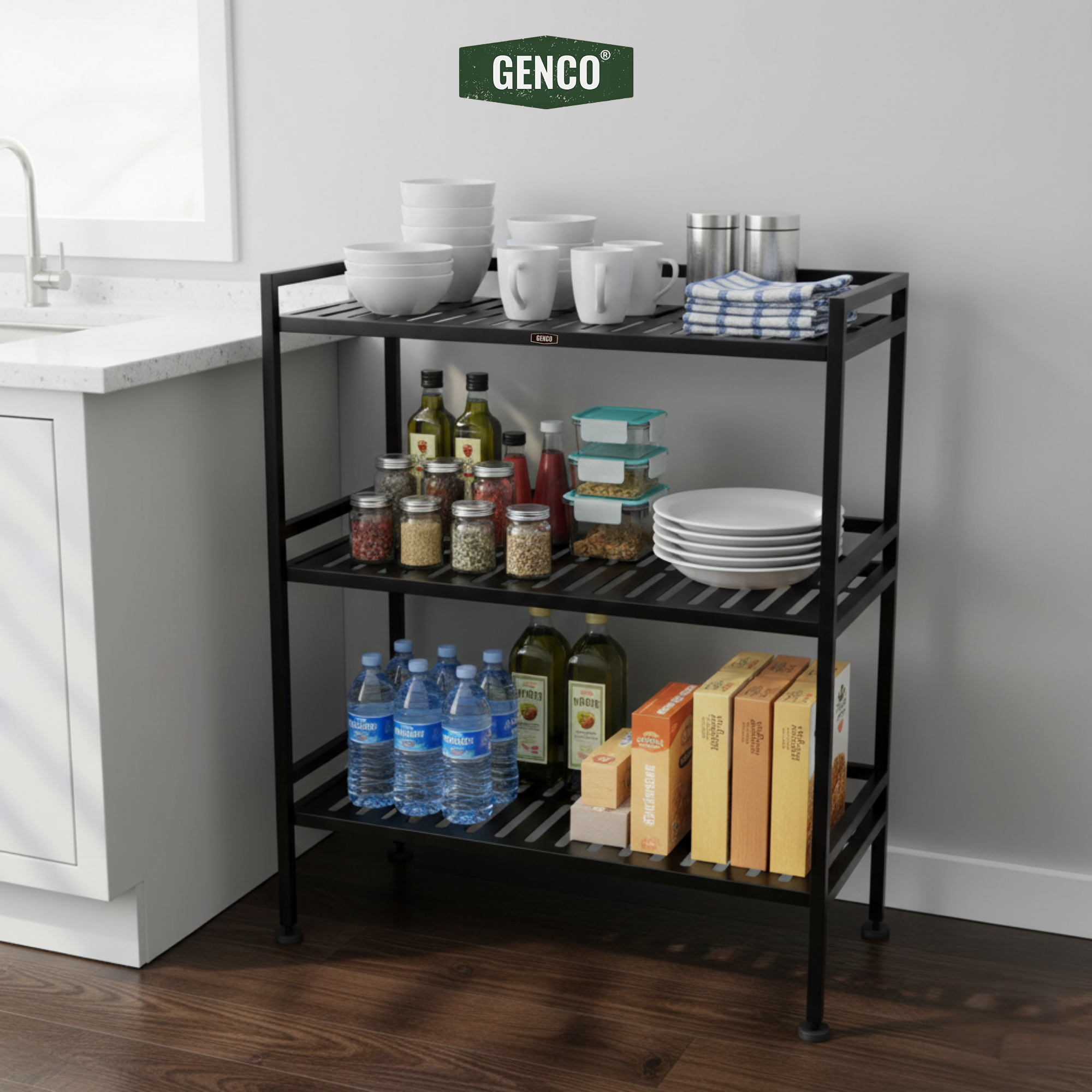 Ridge | 3-Tier Wide Iron Rack