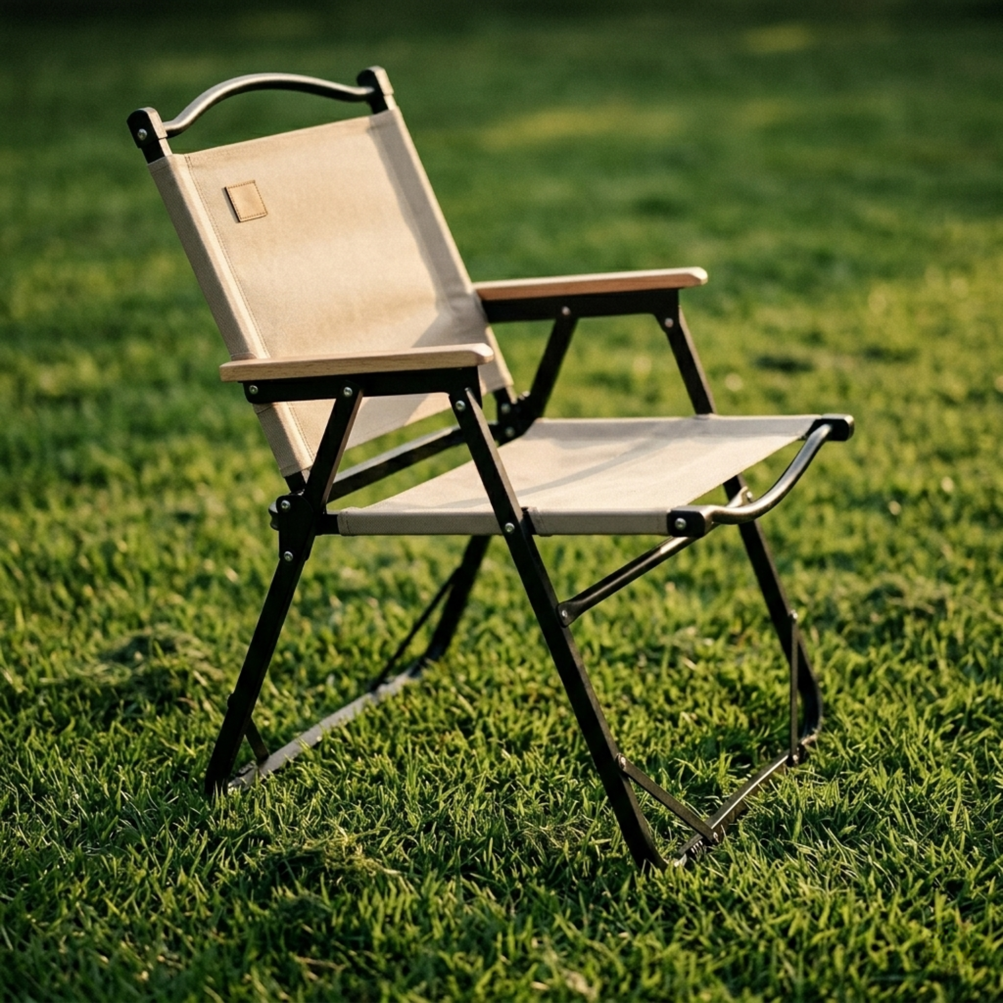Heavy-Duty Steel Frame Patio Lounge Chair
