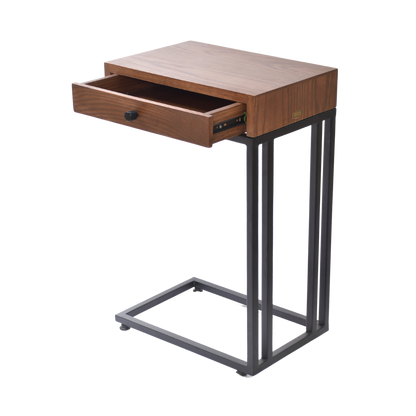OakSteel Mini Drawer C-Table