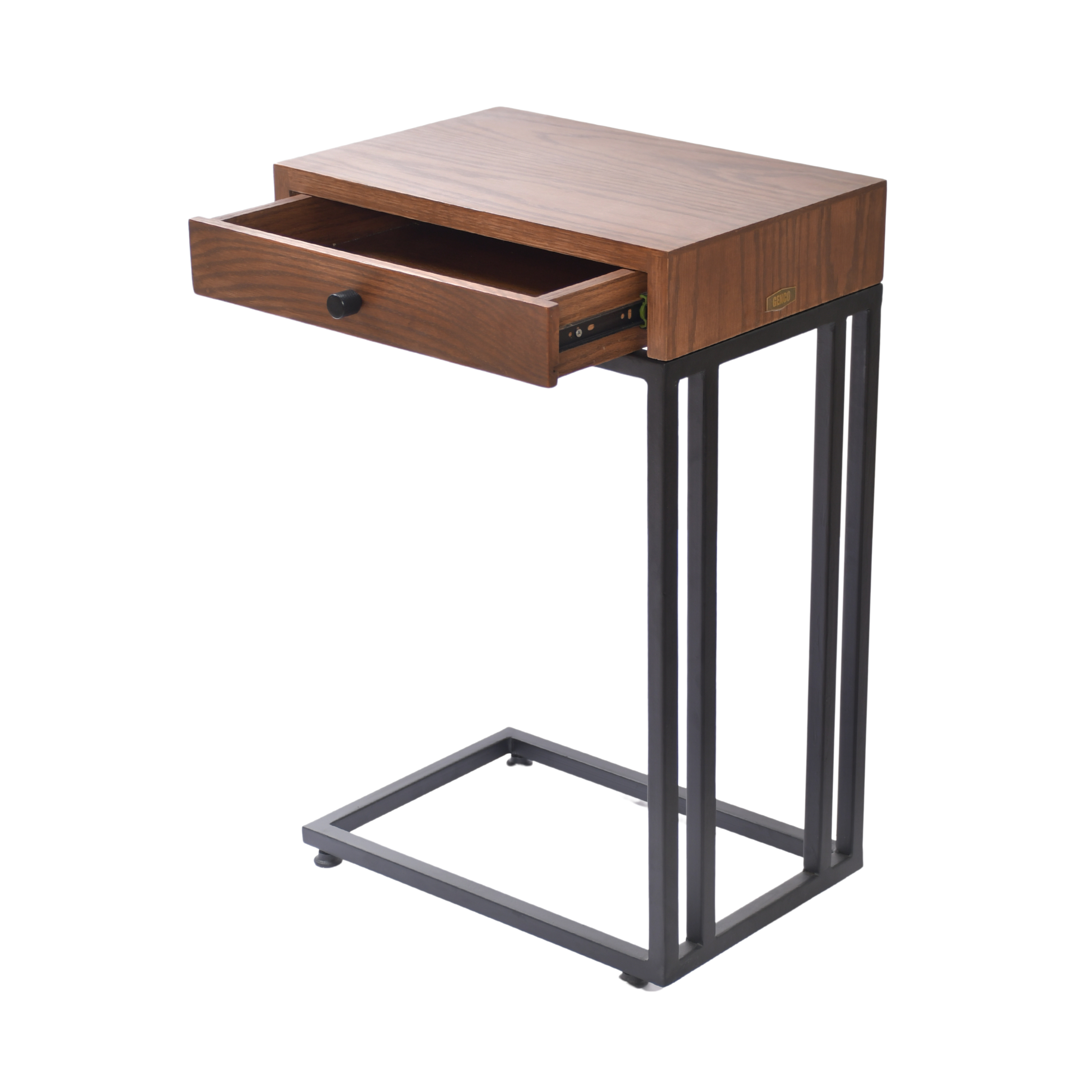 OakSteel Mini Drawer C-Table