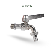 1/2 Inch Nickel-Plated Brass Faucet with Detachable Hose Connector