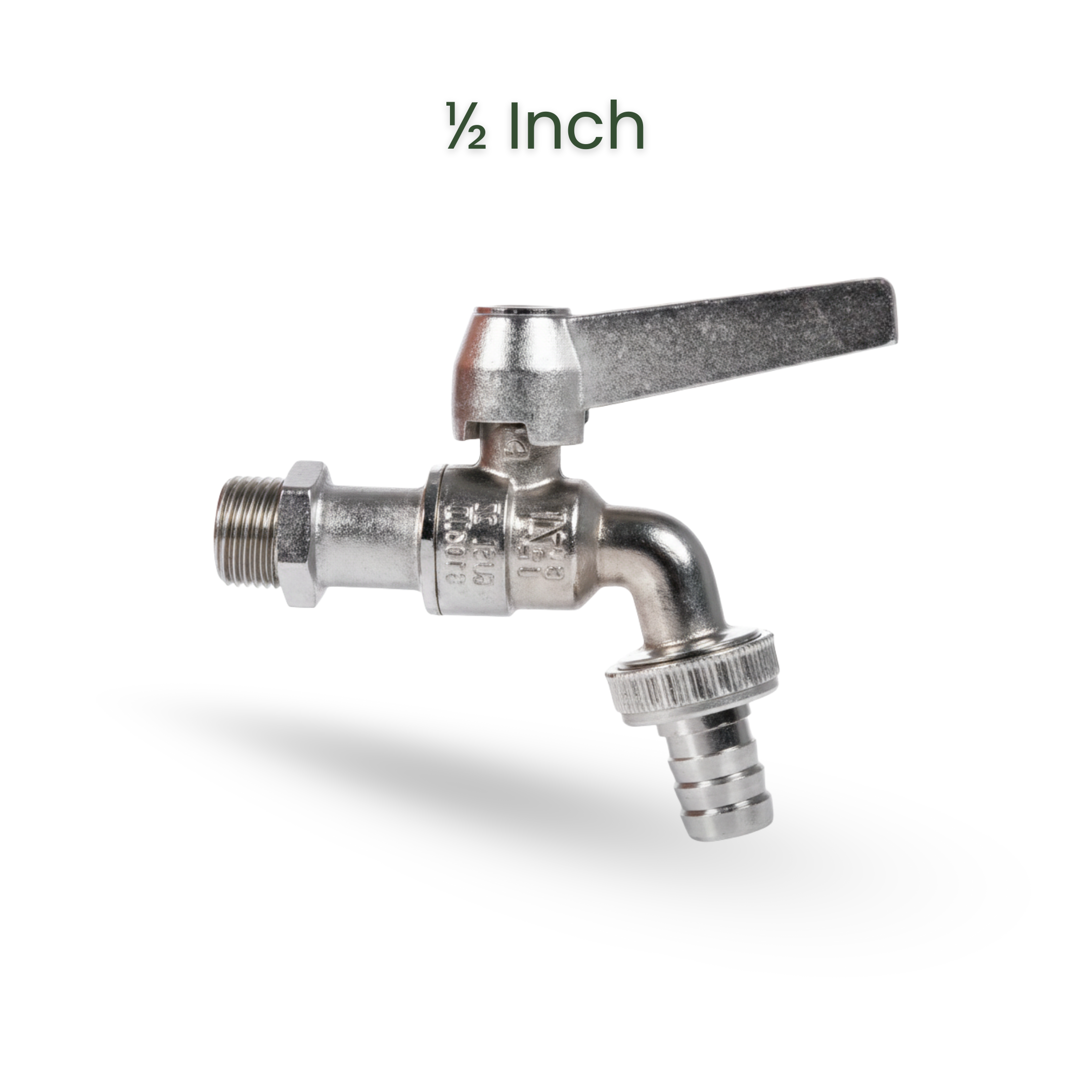 1/2 Inch Nickel-Plated Brass Faucet with Detachable Hose Connector