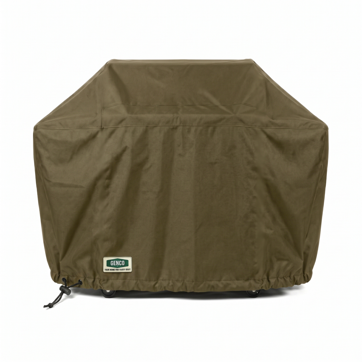 Heavy-Duty Dual-Layer Grill Cover - Weather Resistant Black (148W X 60D X 105H)