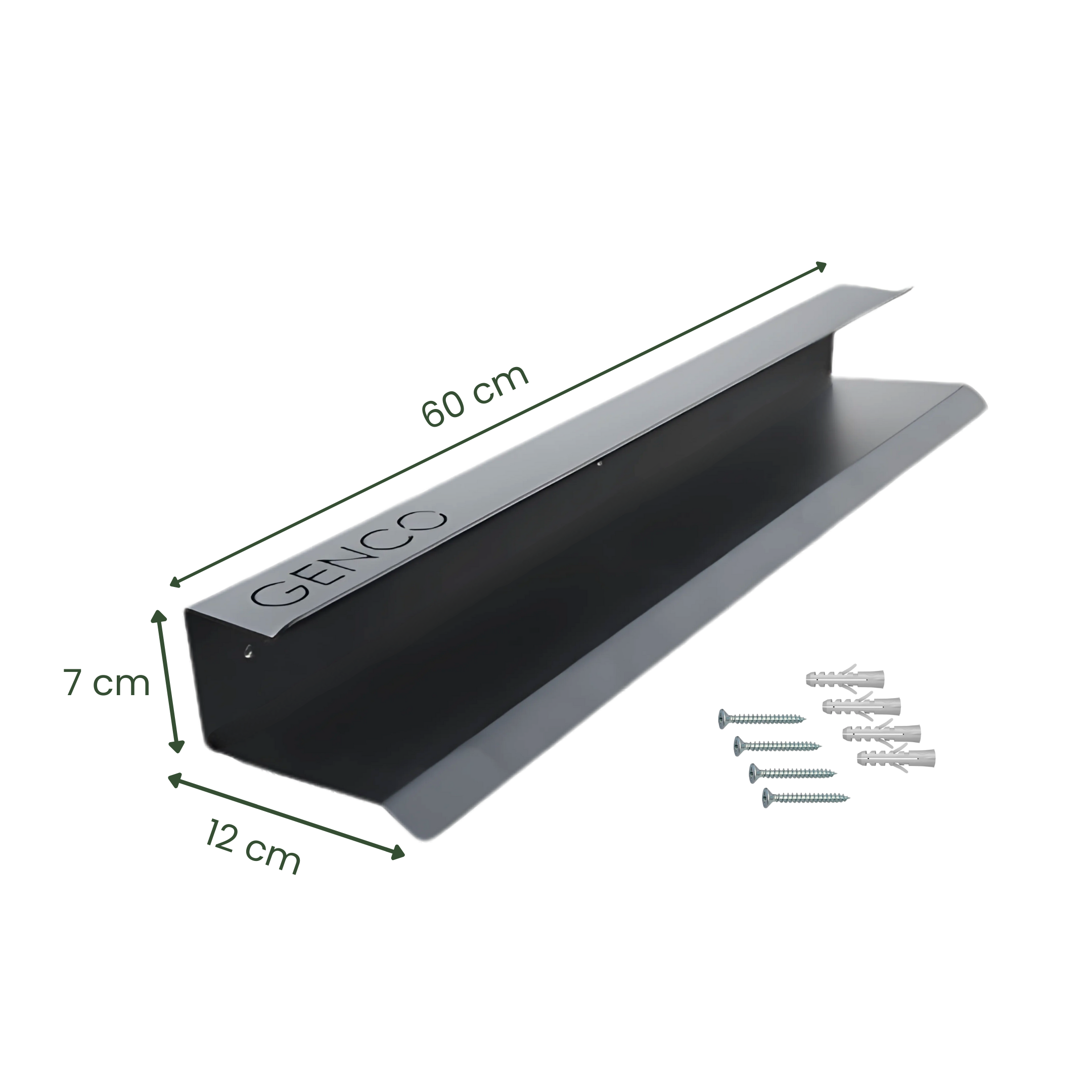 Floating Iron Shoe Rack