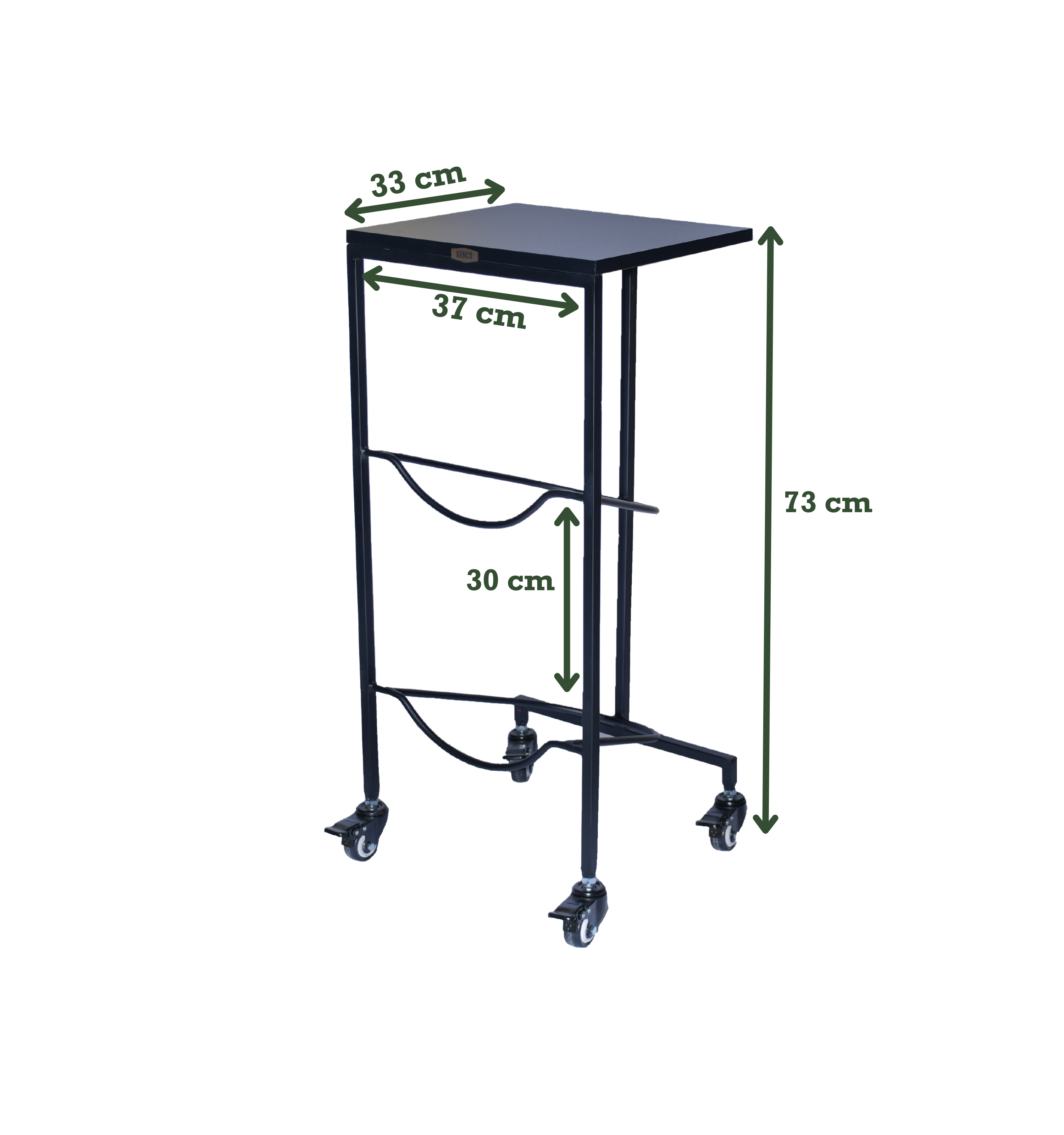 WaterRack Lite | 2-Tier with MDF Shelf, Wheels & Brakes