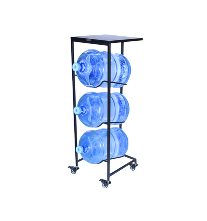 3-Tier WaterRack™ Lite with MDF Shelf, Wheels & Brakes