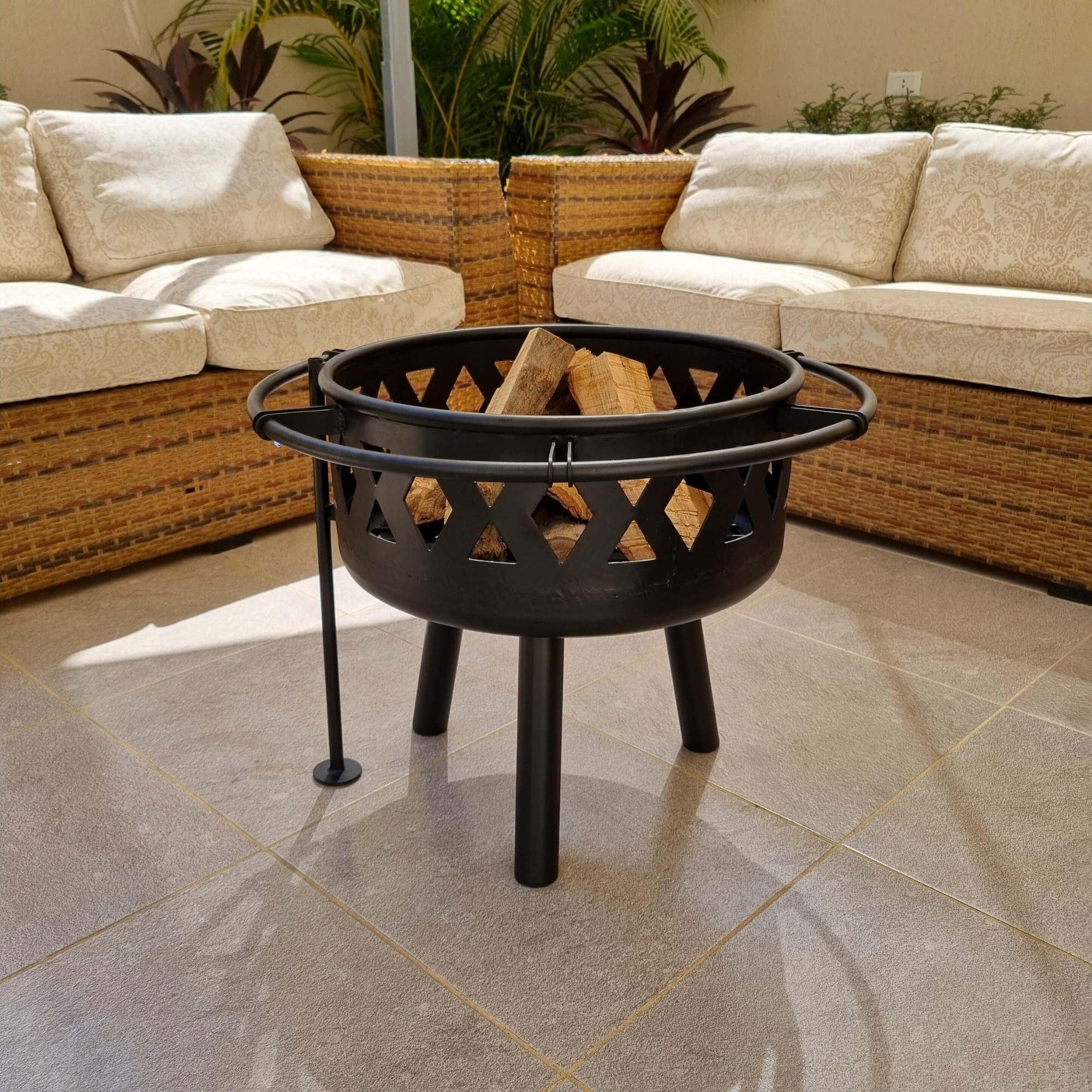Cookerz | Cross Fire Pit & Grill