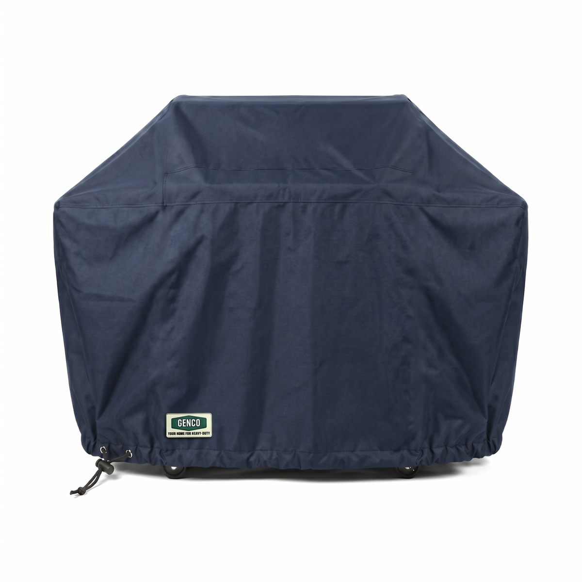 Heavy-Duty Dual-Layer Grill Cover - Weather Resistant Black (148W X 60D X 105H)