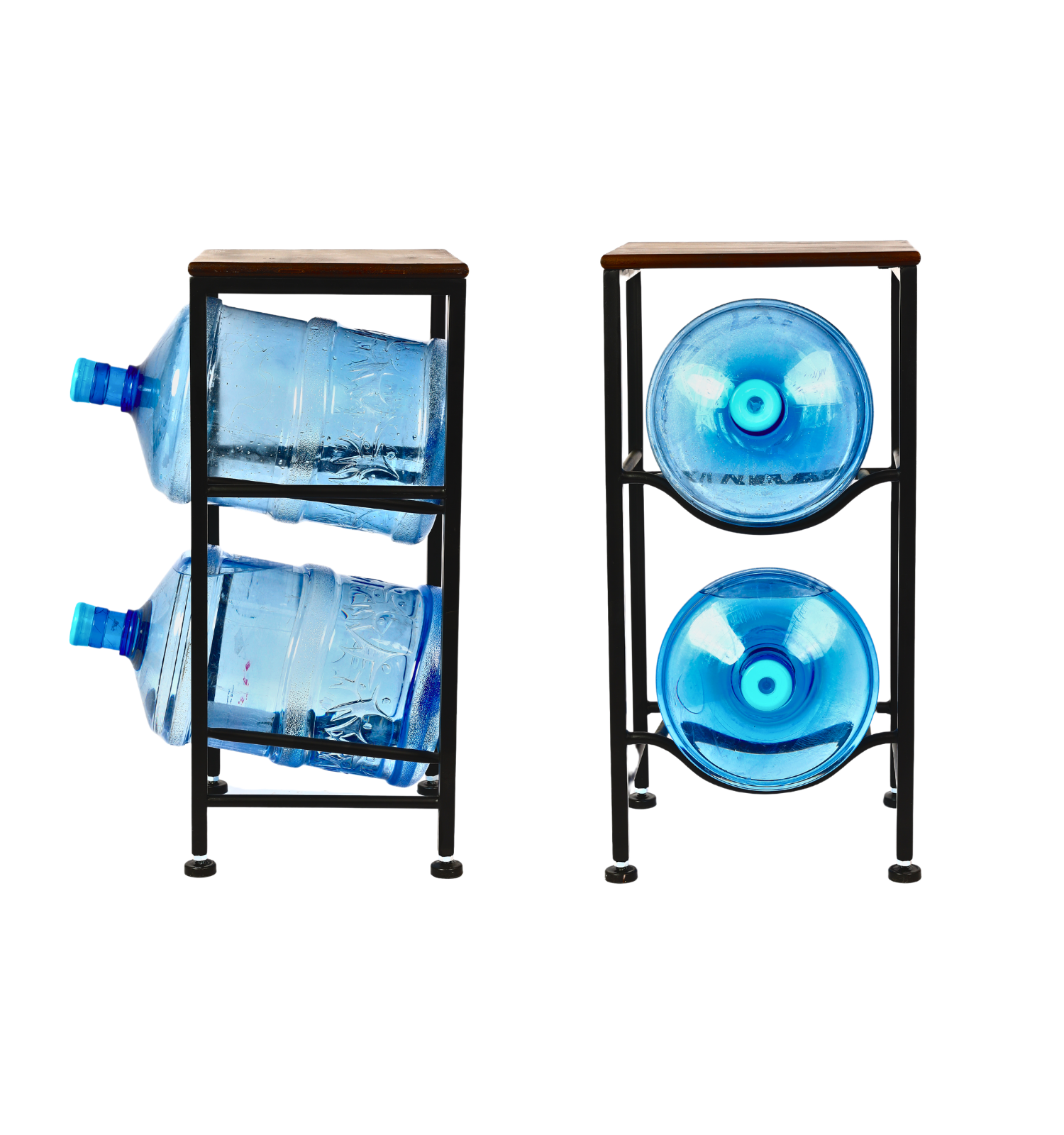 WaterRack Premium | 2-Tier with Natural Wood Shelf