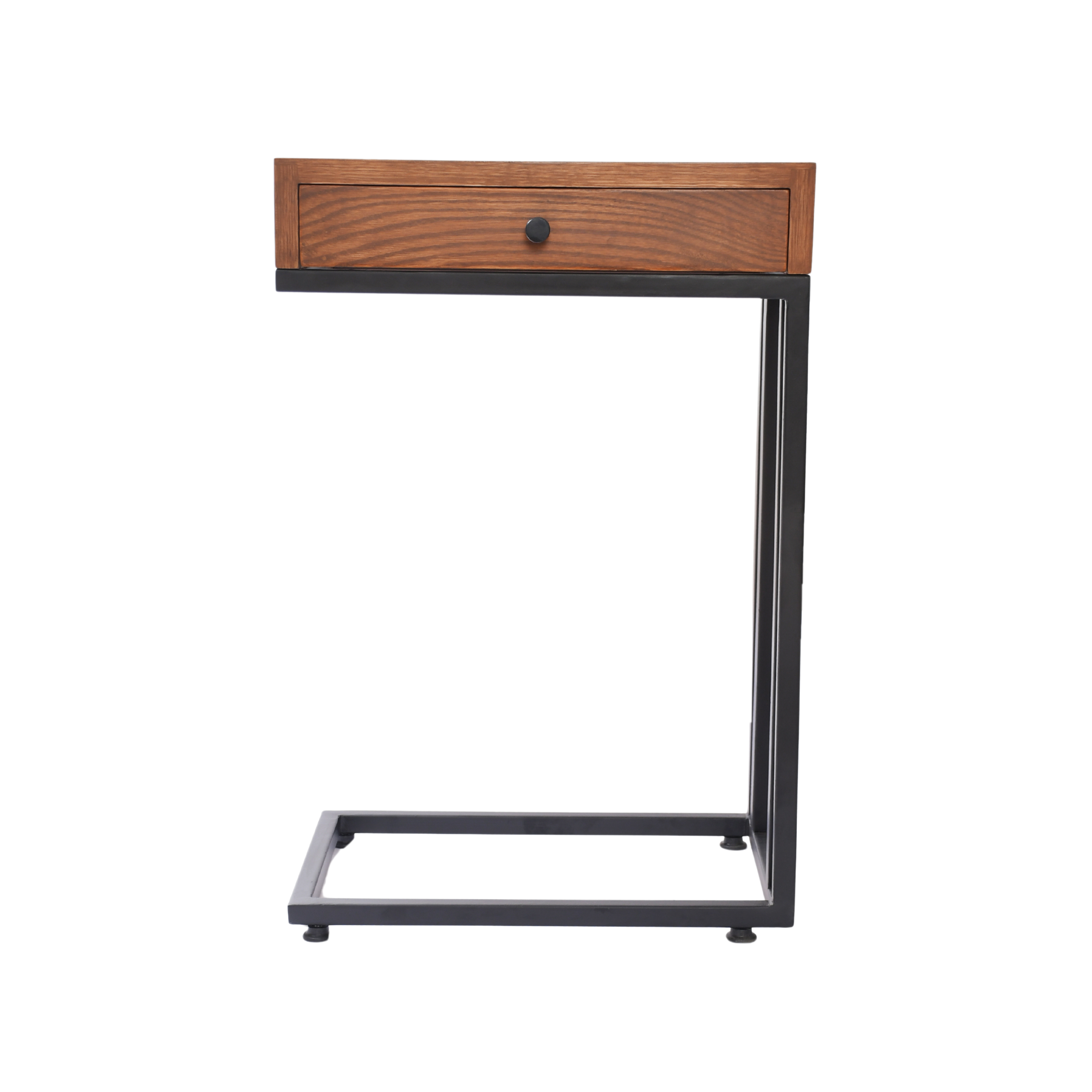 OakSteel Mini Drawer C-Table