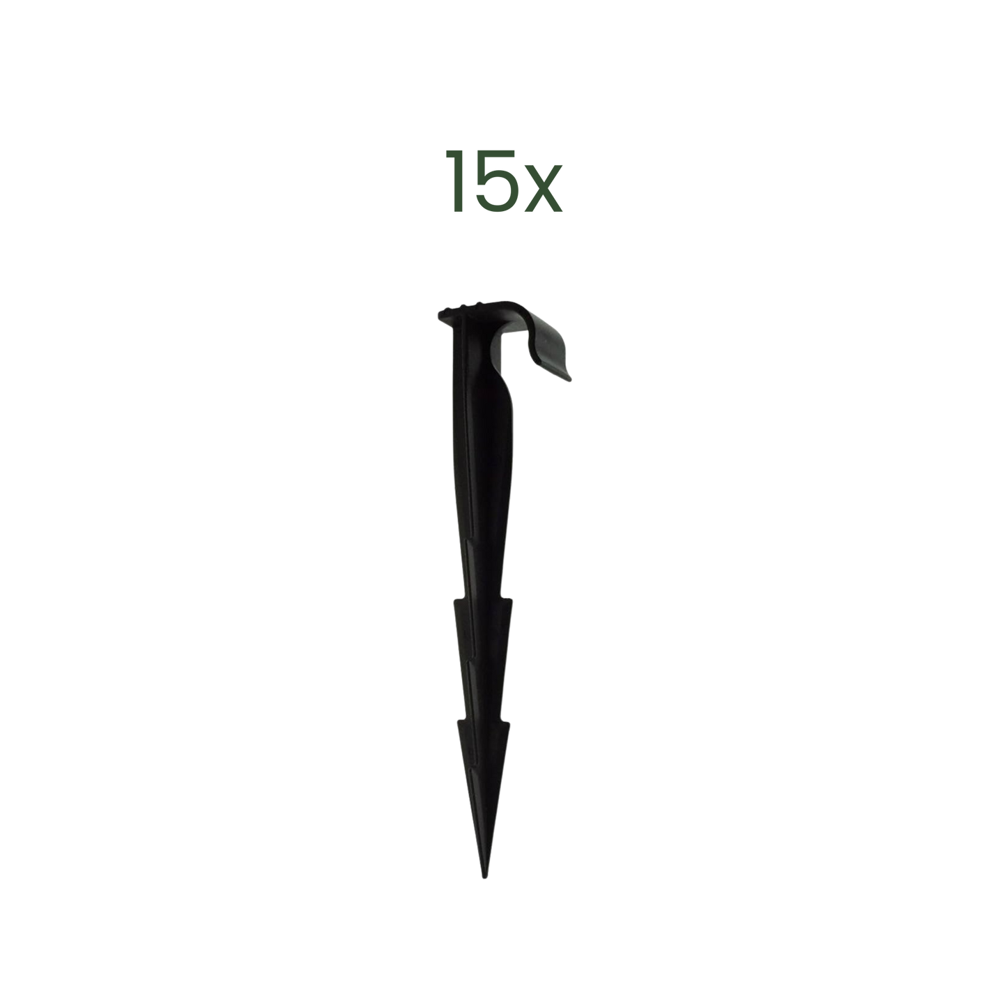 15x Drip Hose Ground Stakes