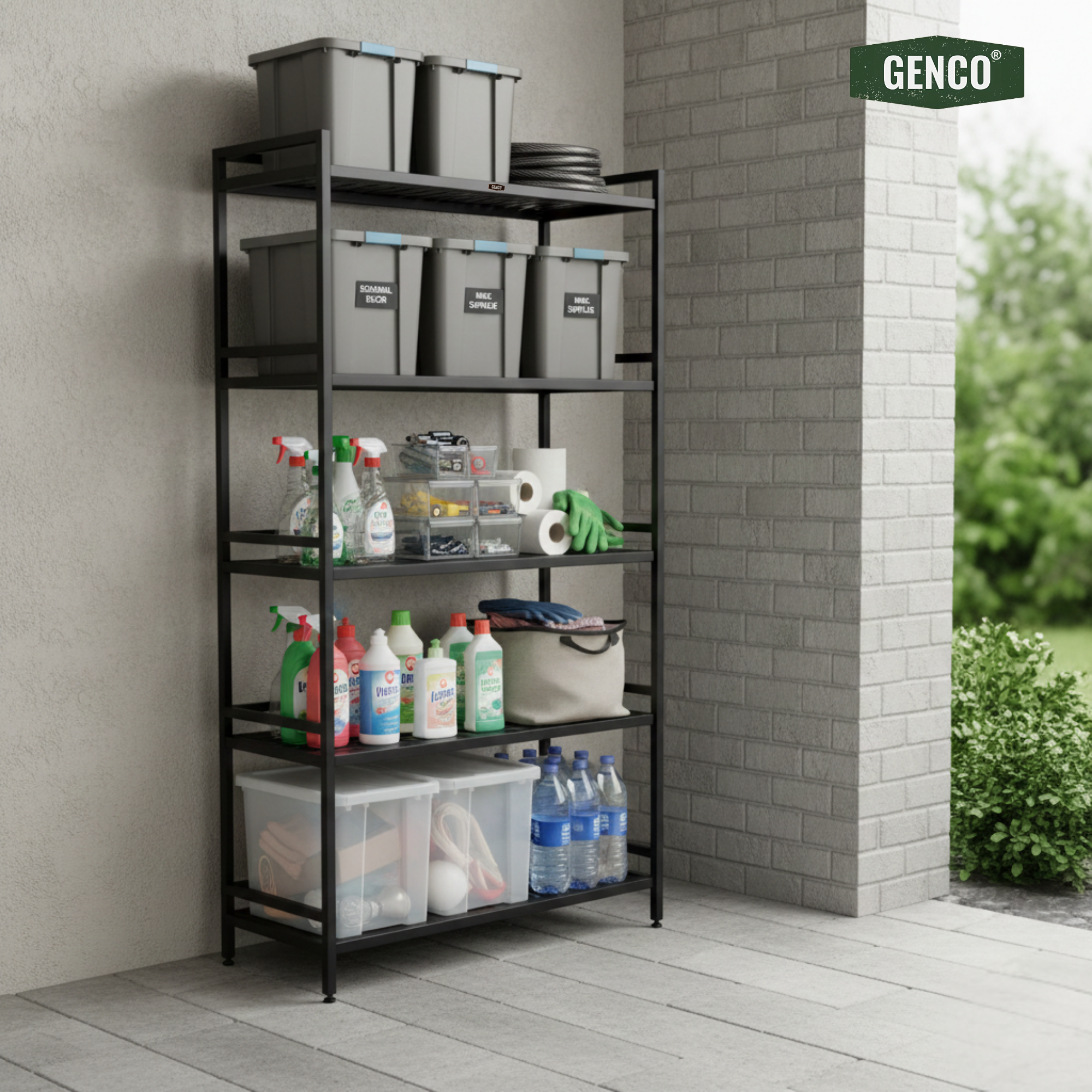 Ridge | 5-Tier Wide Iron Rack