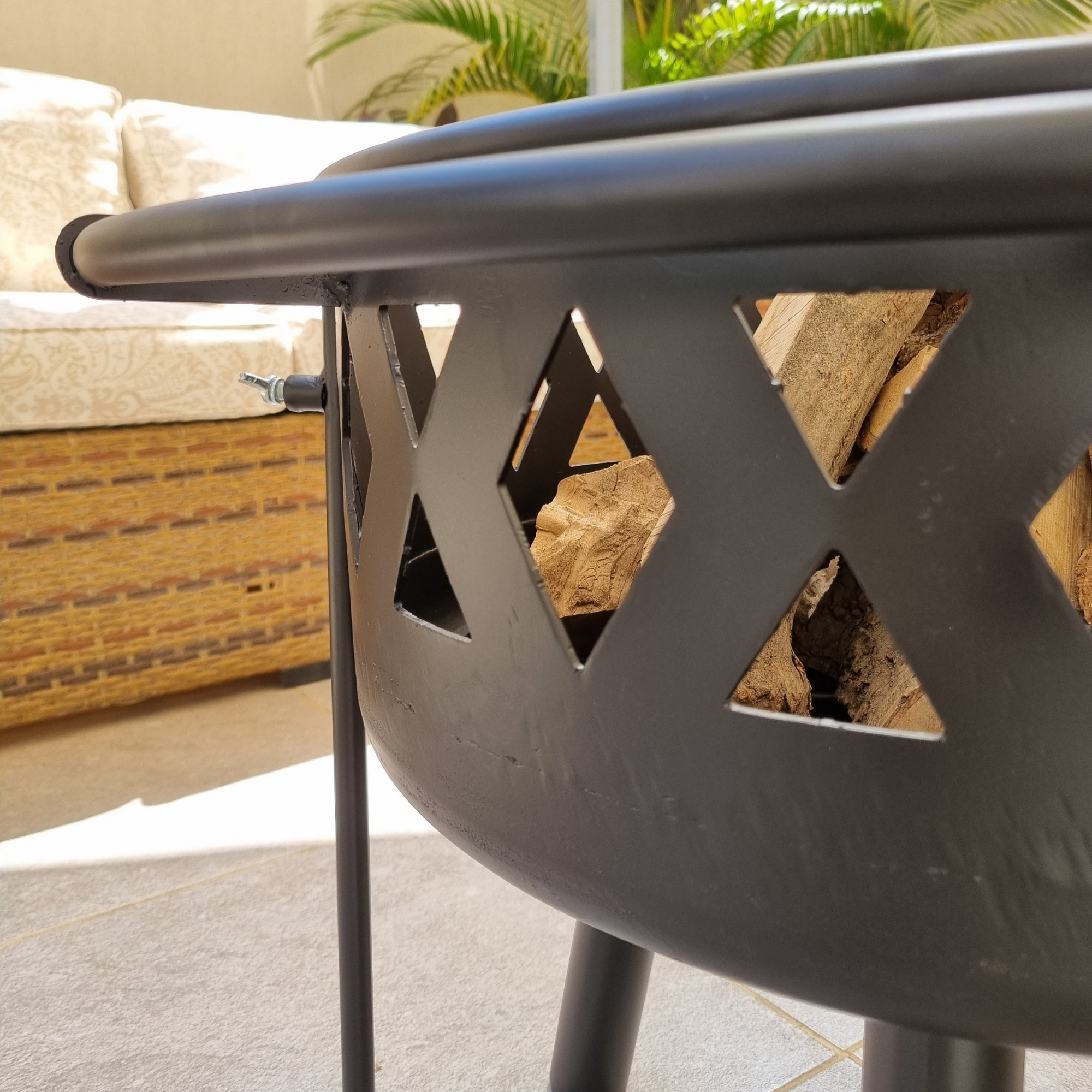 Cookerz | Cross Fire Pit & Grill