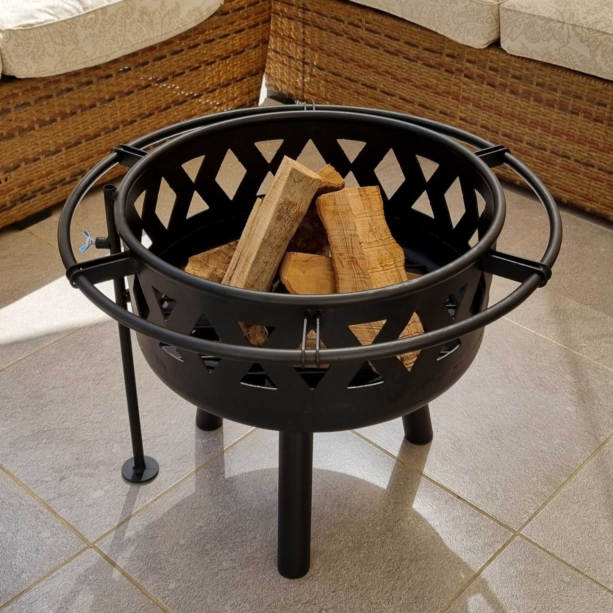 Cookerz | Cross Fire Pit & Grill