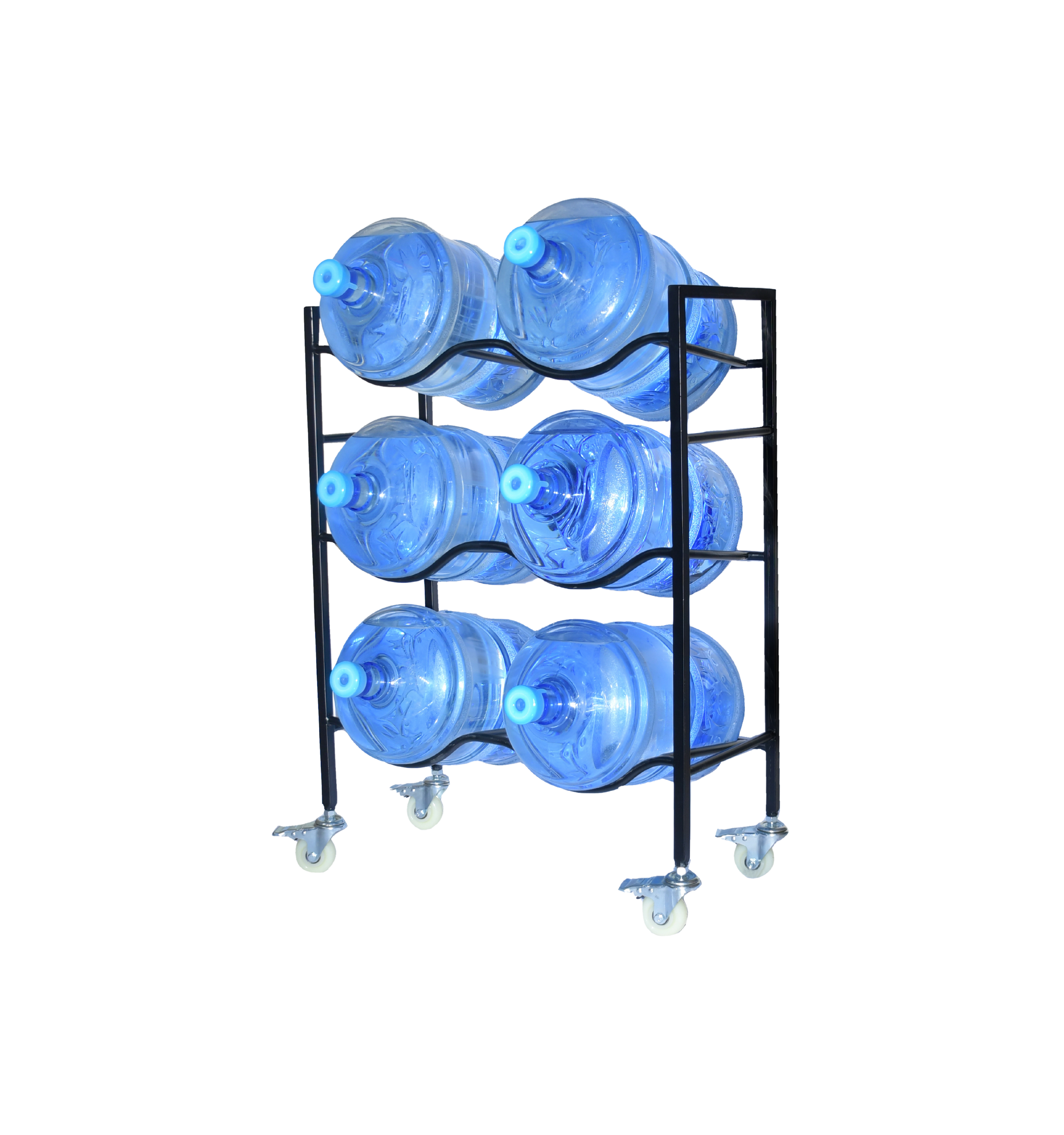 WaterRack Premium | Dual 3-Tier with Wheels & Brakes