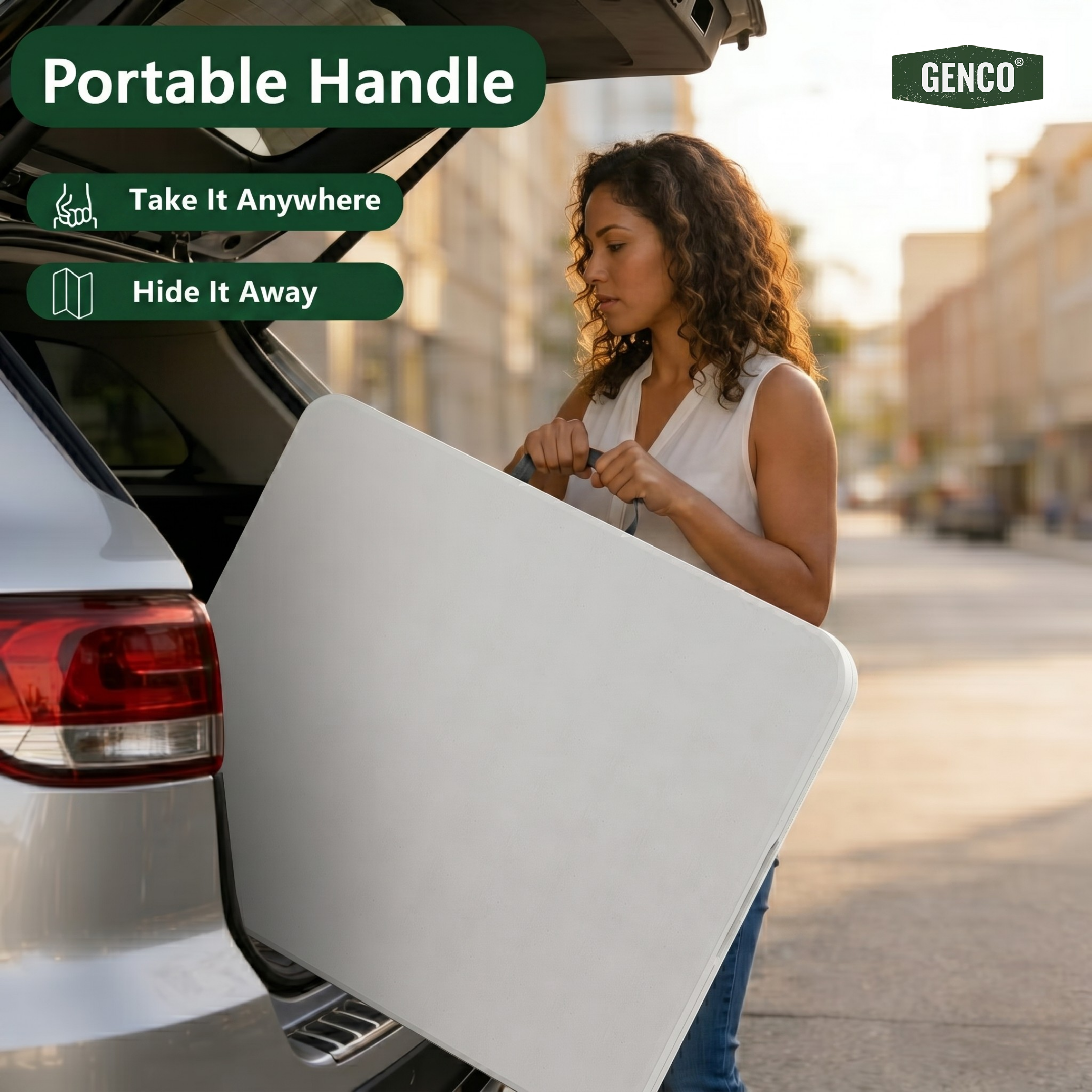 180x70cm Heavy-Duty Portable Folding Table