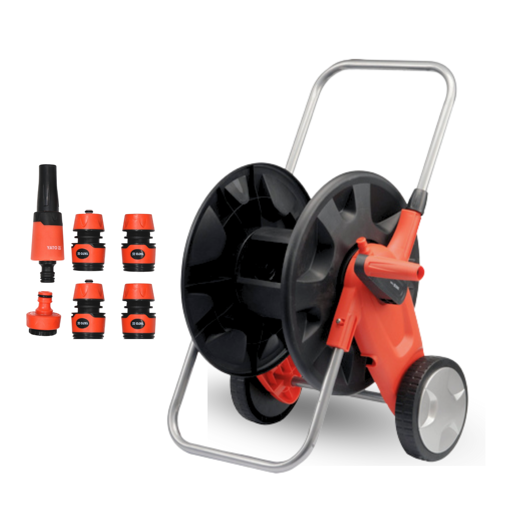 Wheeled Manual Hose Cart - 50m (Without Hose)