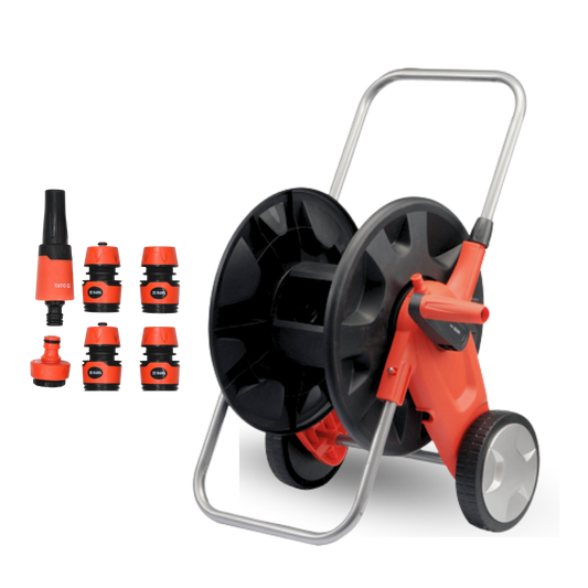 Wheeled Manual Hose Cart - 50m (Without Hose)