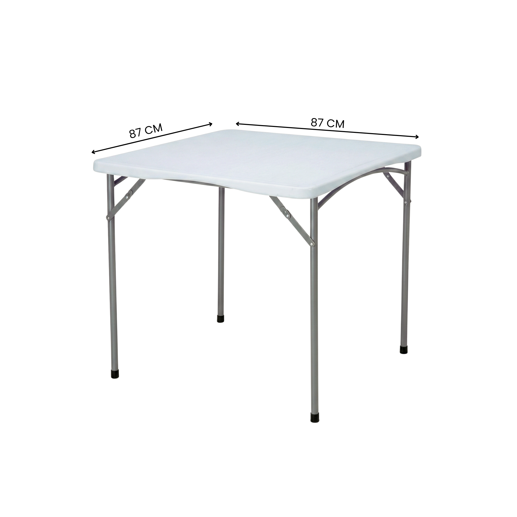 87x87cm Square Heavy-Duty Portable Folding Table
