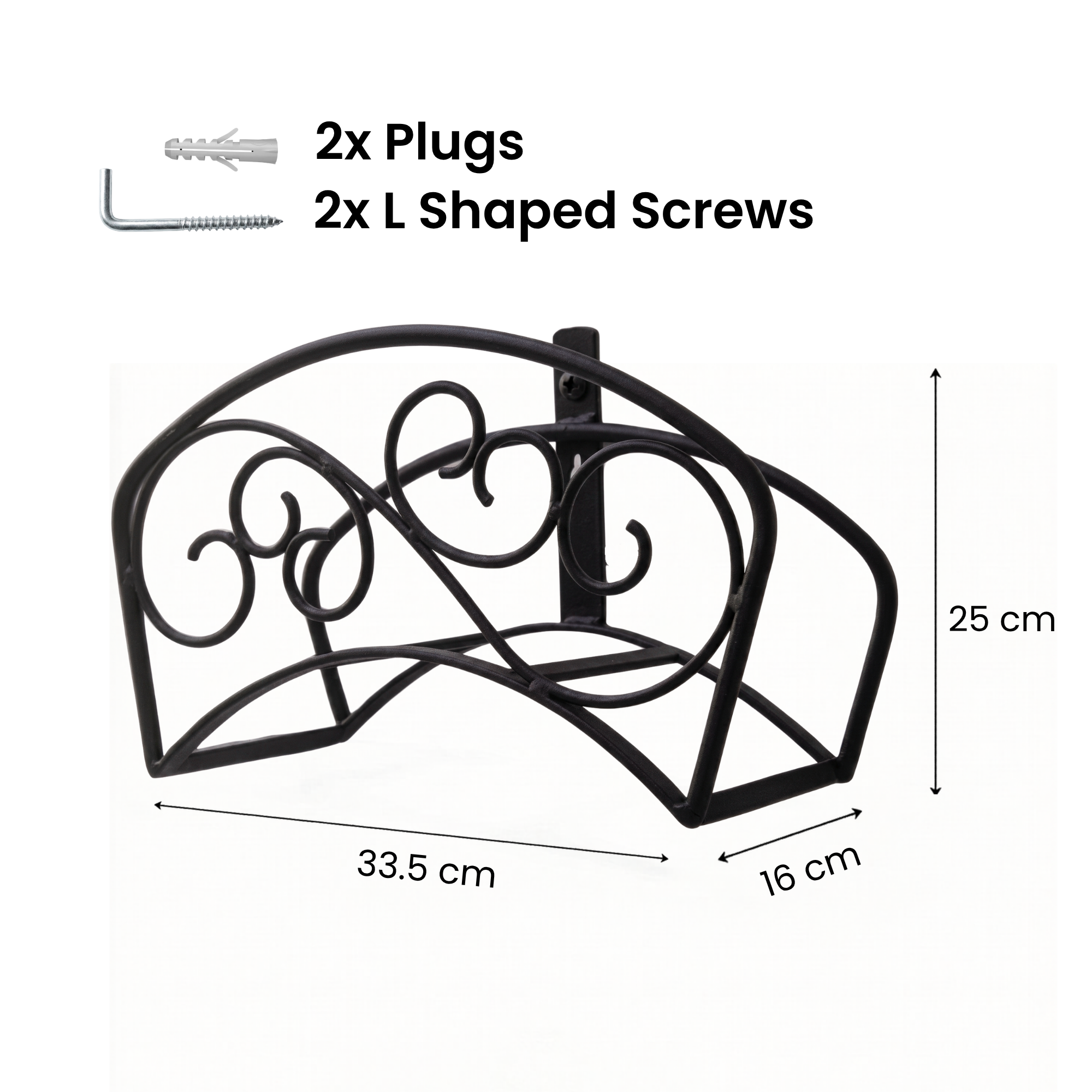 Classic Garden Hose Wall Mount Holder