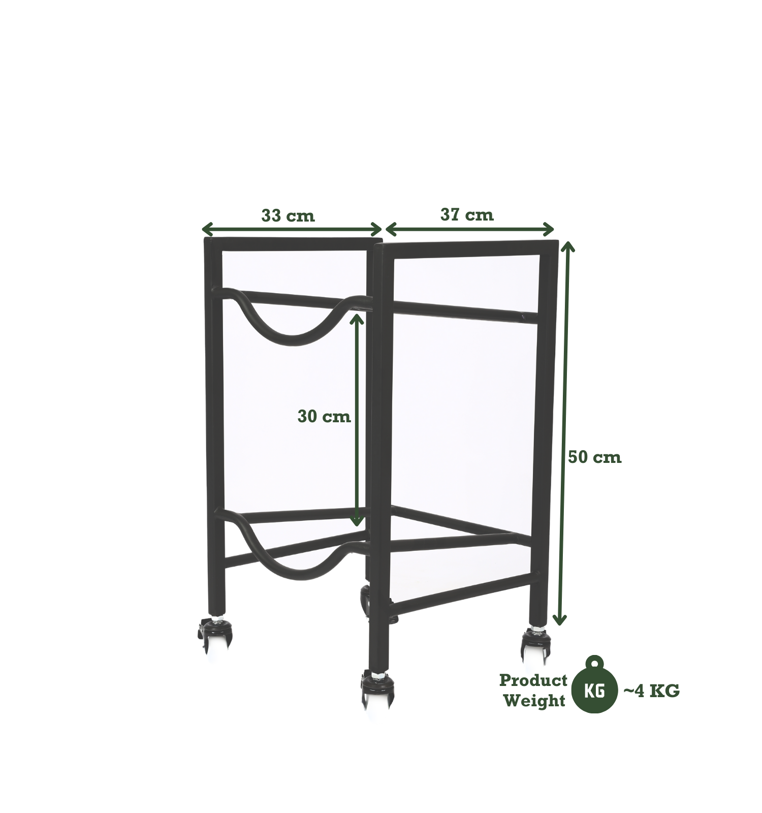 WaterRack Premium | 2-Tier with Wheels & Brakes
