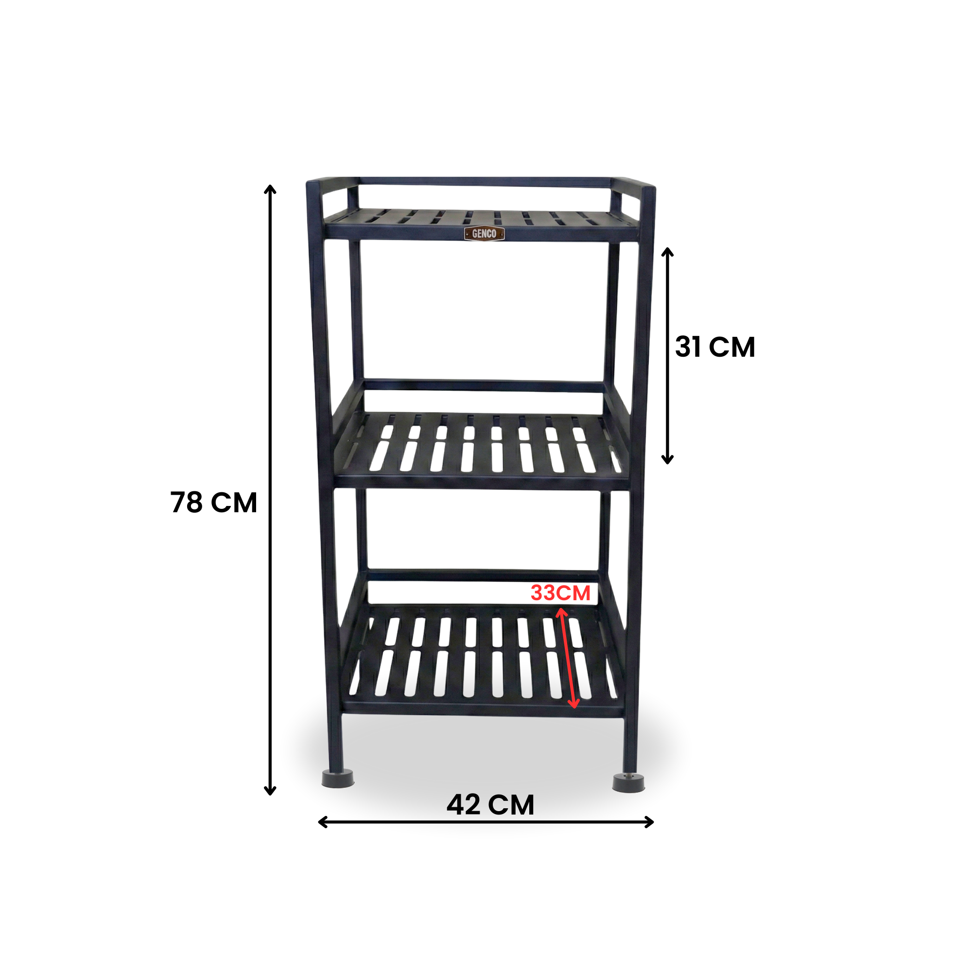 Ridge | 3-Tier Iron Rack