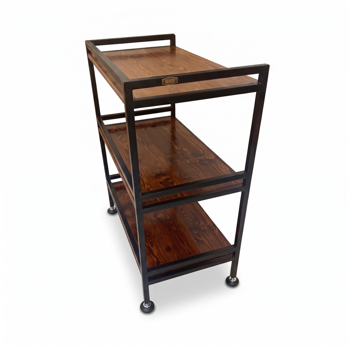Hudson XL | 3-Tier Iron & Wood Rack