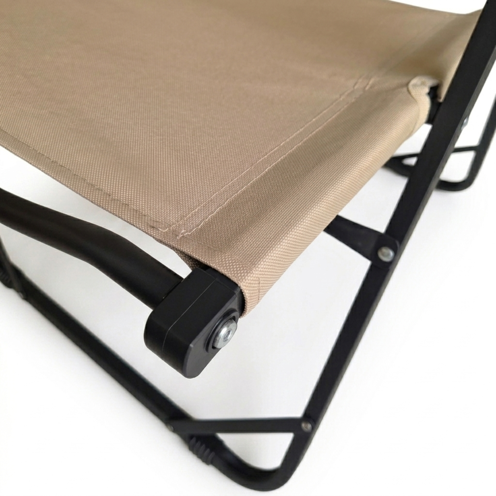 Heavy-Duty Steel Frame Patio Lounge Chair