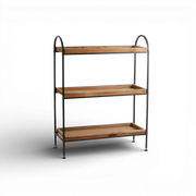 Arc | 3-Tier Wood & Iron Rack