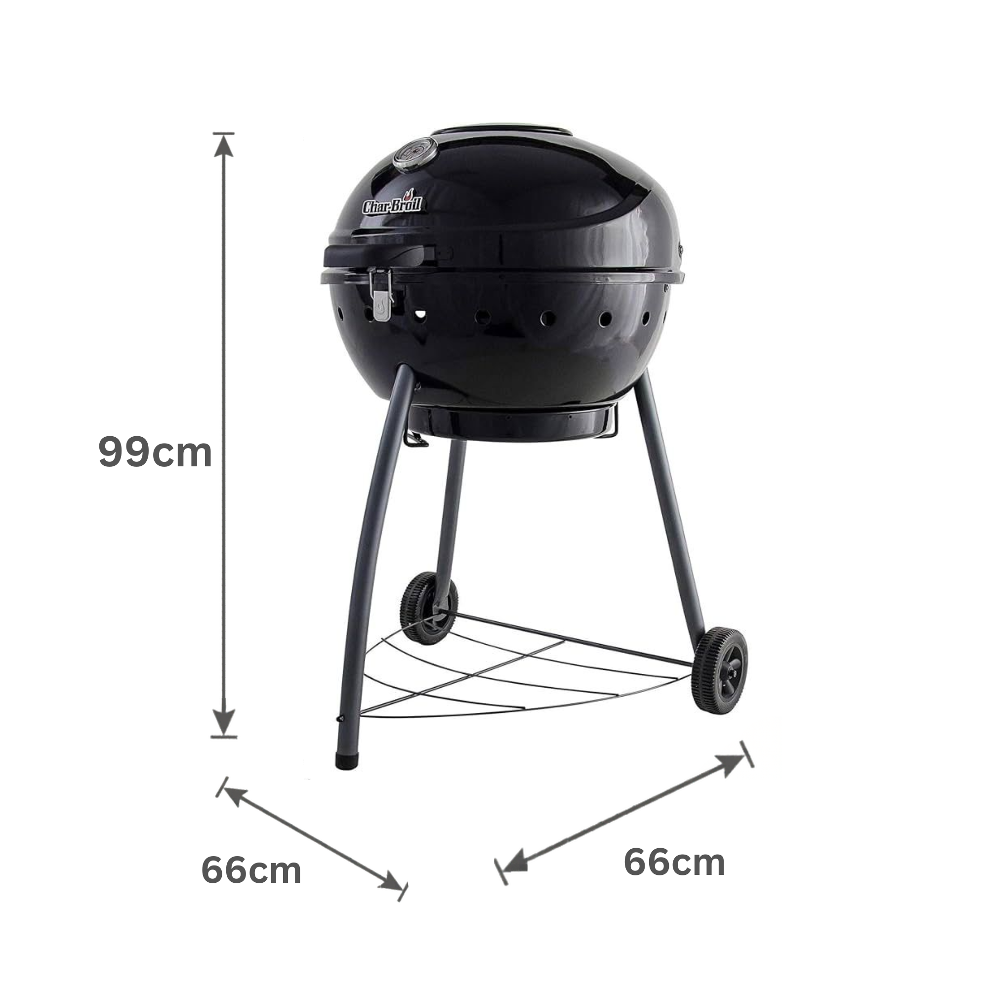 Char-Broil Kettleman TRU-Infrared Charcoal Grill – 22.5" Black