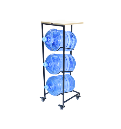 3-Tier WaterRack™ Lite with MDF Shelf, Wheels & Brakes