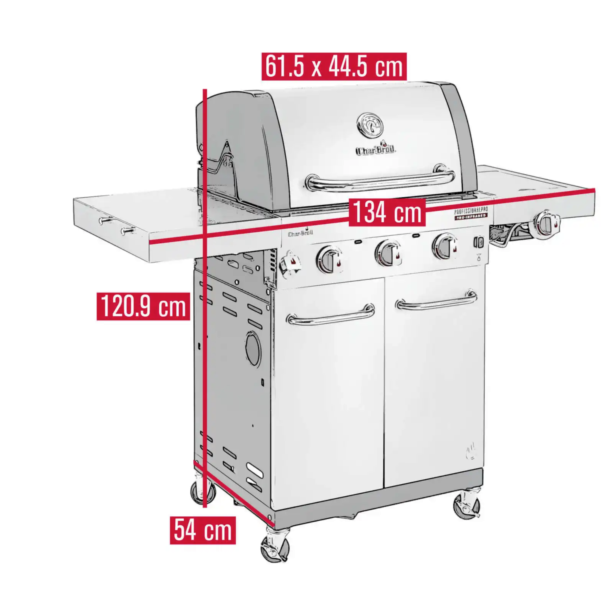 Char-Broil | Professional PRO S 3 Gas Grill