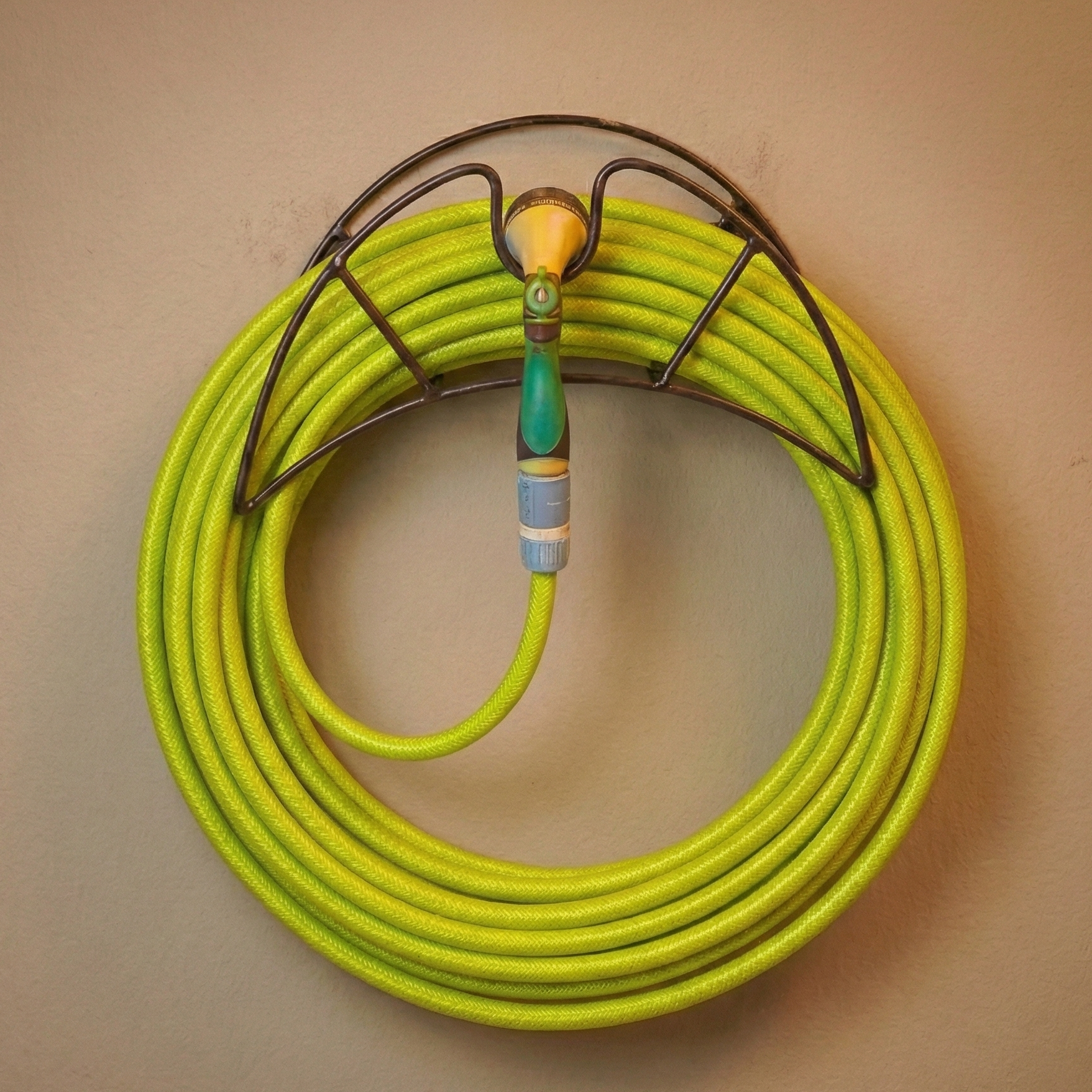Modern Garden Hose Wall Mount Holder