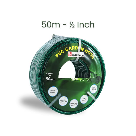 1/2 Inch Heavy-Duty PVC Hose 50m